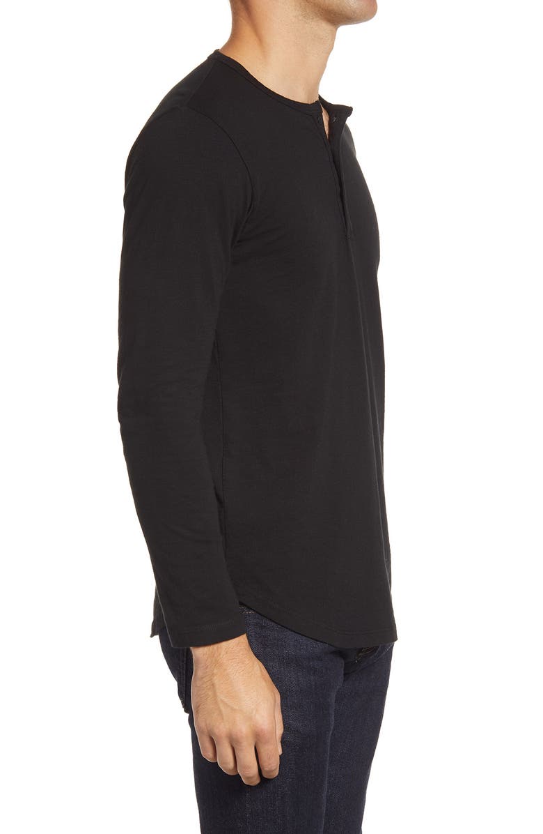 Goodlife Slub Scallop Long Sleeve Henley, Alternate, color,