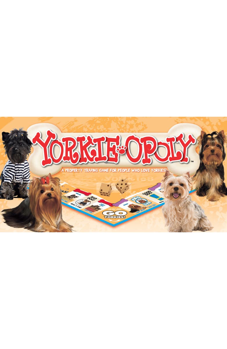 Late for the Sky Yorkieopoly Monopoly Board Game, Alternate, color, Multicolored