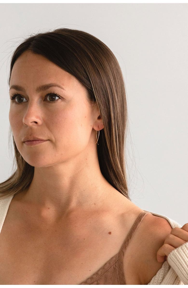 Sheena Marshall Jewelry Poppy Threader Earrings, Alternate, color, 14K Gold Fill