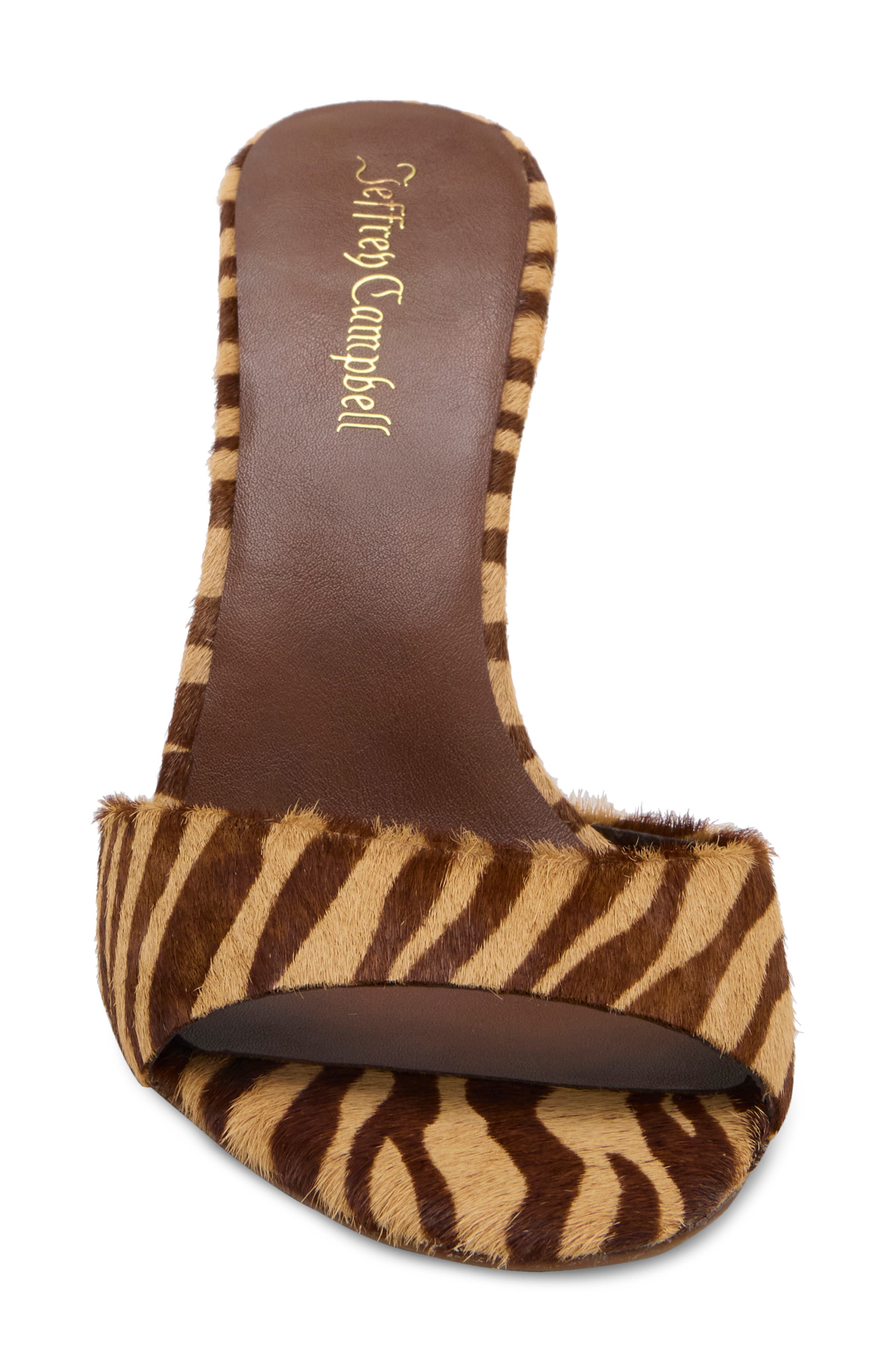Ce Soire Sandal, Alternate, color, BEIGE BROWN ZEBRA
