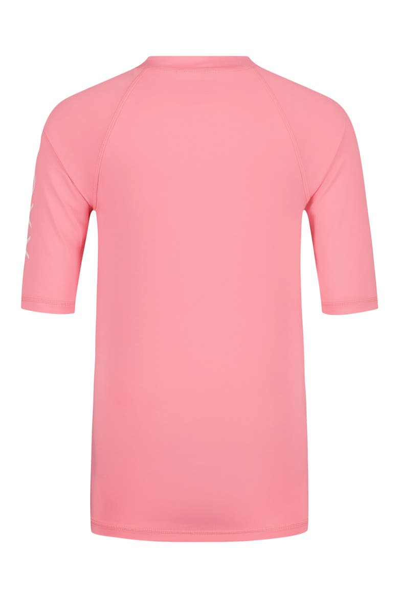 Kids' Hearted UPF Rashguard, Alternate, color, PLUMERIA