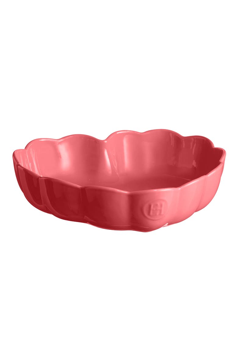 Madeleine Heart Shaped Cake Dish, Main, color, Rose