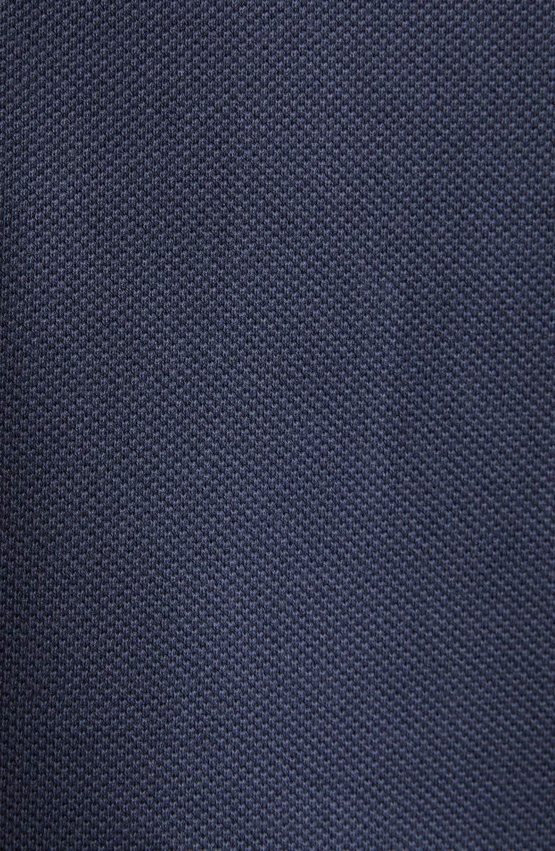 Balmain Embroidered Logo Cotton Polo, Alternate, color, Siv Navy/ White