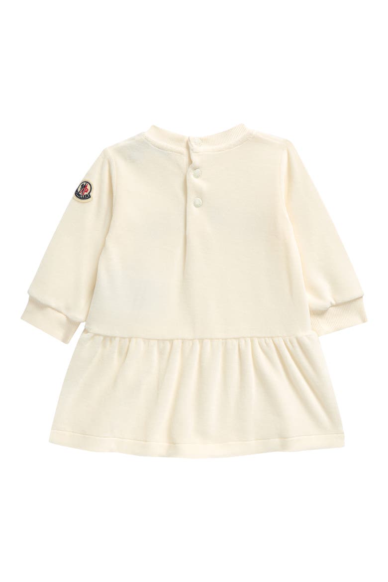 Kids' Logo Embroidered Chenille Dress, Alternate, color, WHITE