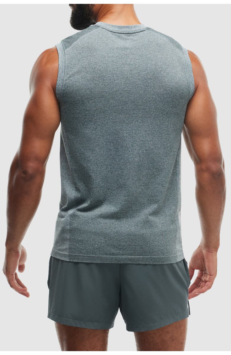 Peloton Seamless Muscle Tank, Alternate, color, Urban Green