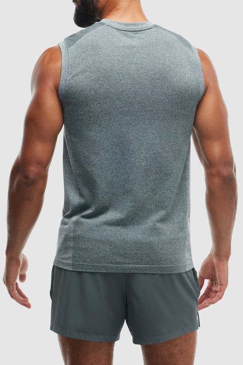 Peloton Seamless Muscle Tank In Urban Green