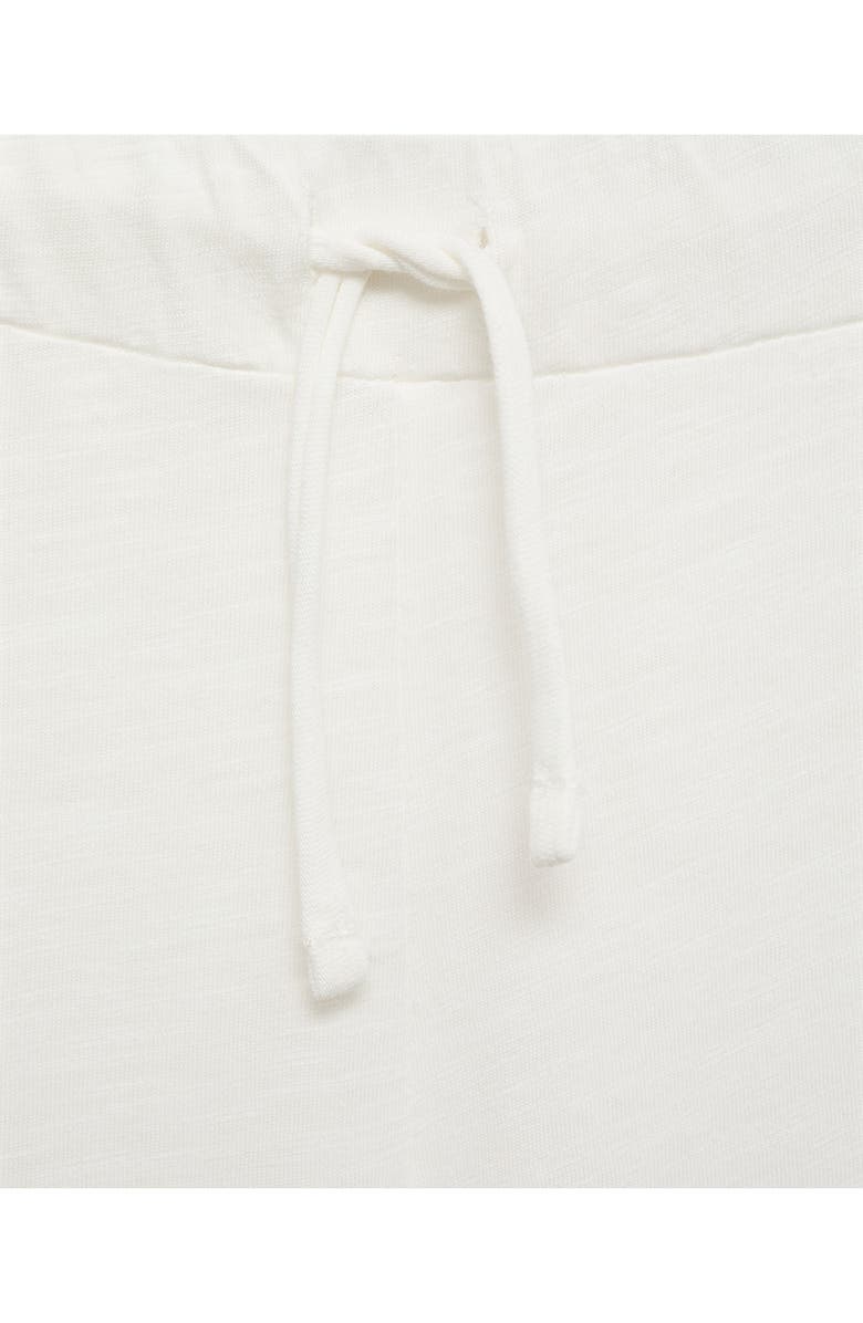 MANGO TEEN Cotton Wide Leg Pants, Alternate, color, Off White