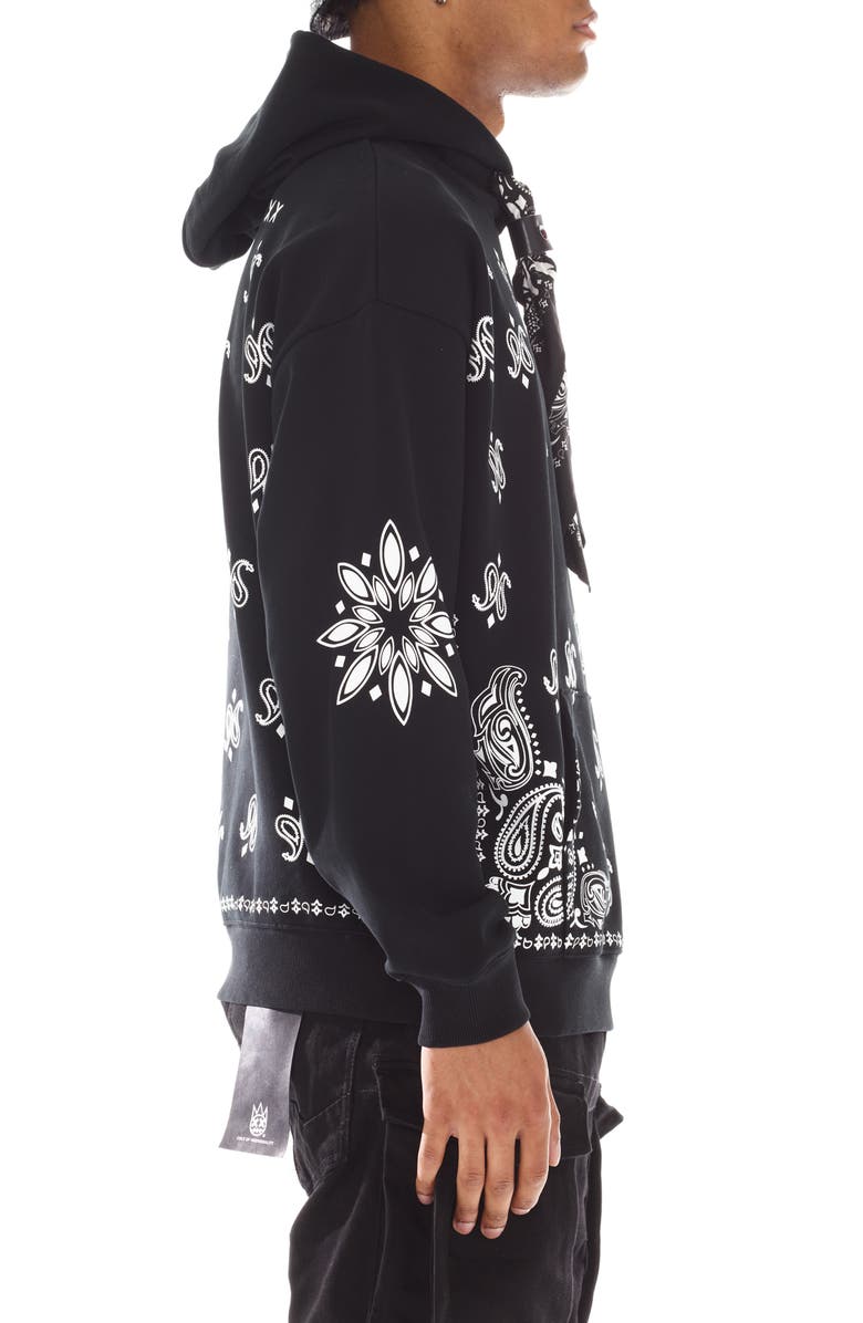 Cult of Individuality Paisley Cotton Graphic Hoodie, Alternate, color, Paisley