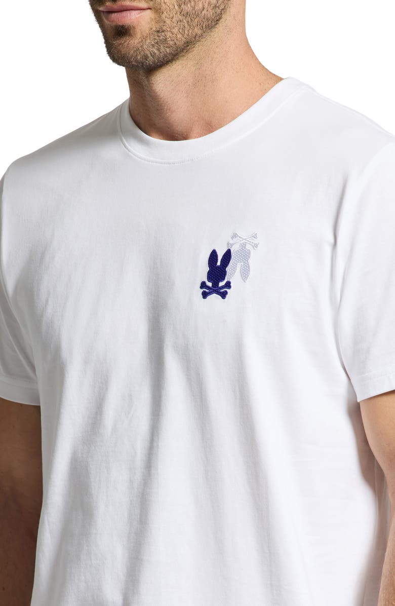 Psycho Bunny Pierce Embroidered Logo Pima Cotton T-Shirt, Alternate, color, 