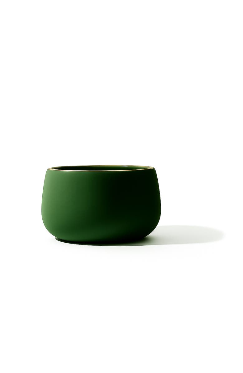 Gharyan Stoneware EWA Serving Bowl, Alternate, color, Matte Green/ Shiny Green