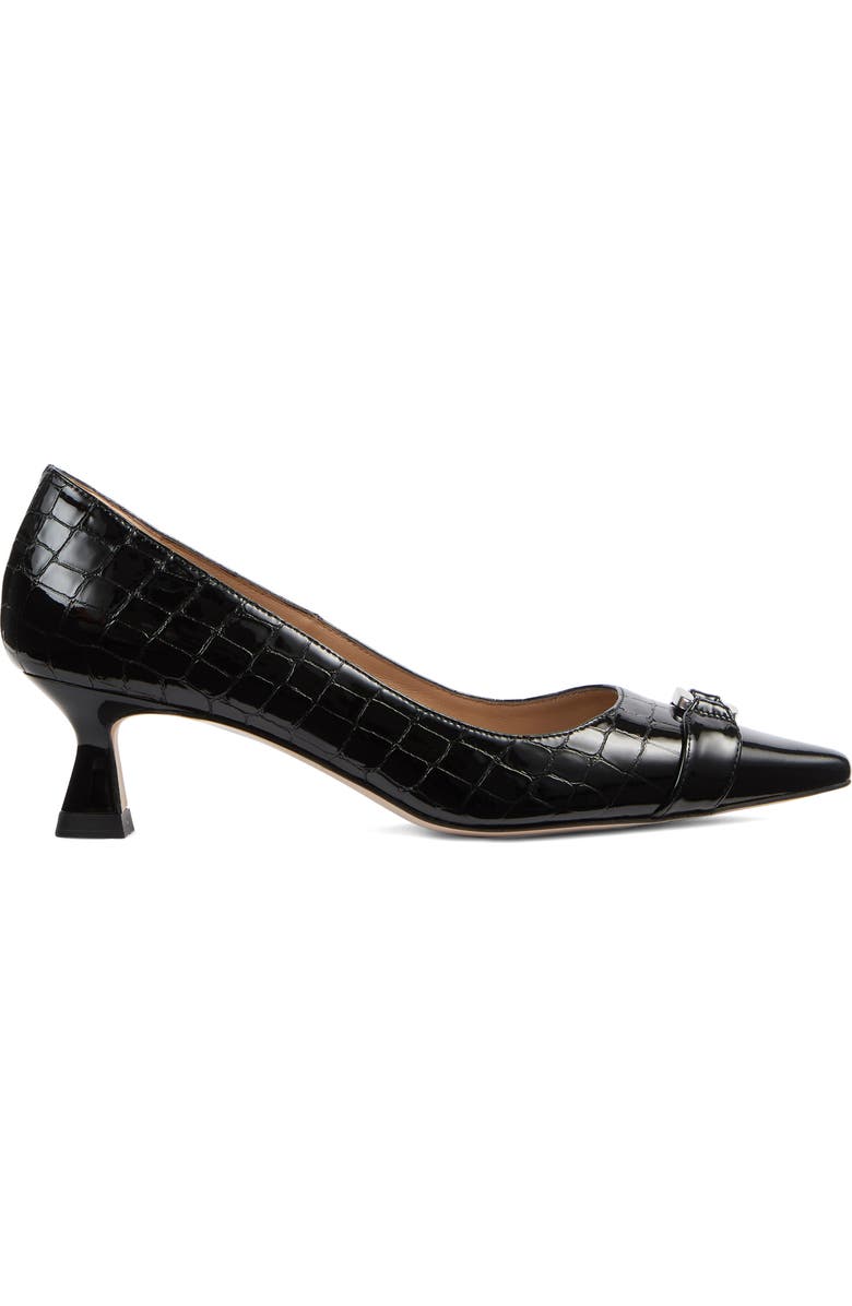 LK Bennett Jen Croc Embossed Pointed Toe Pump, Alternate, color,