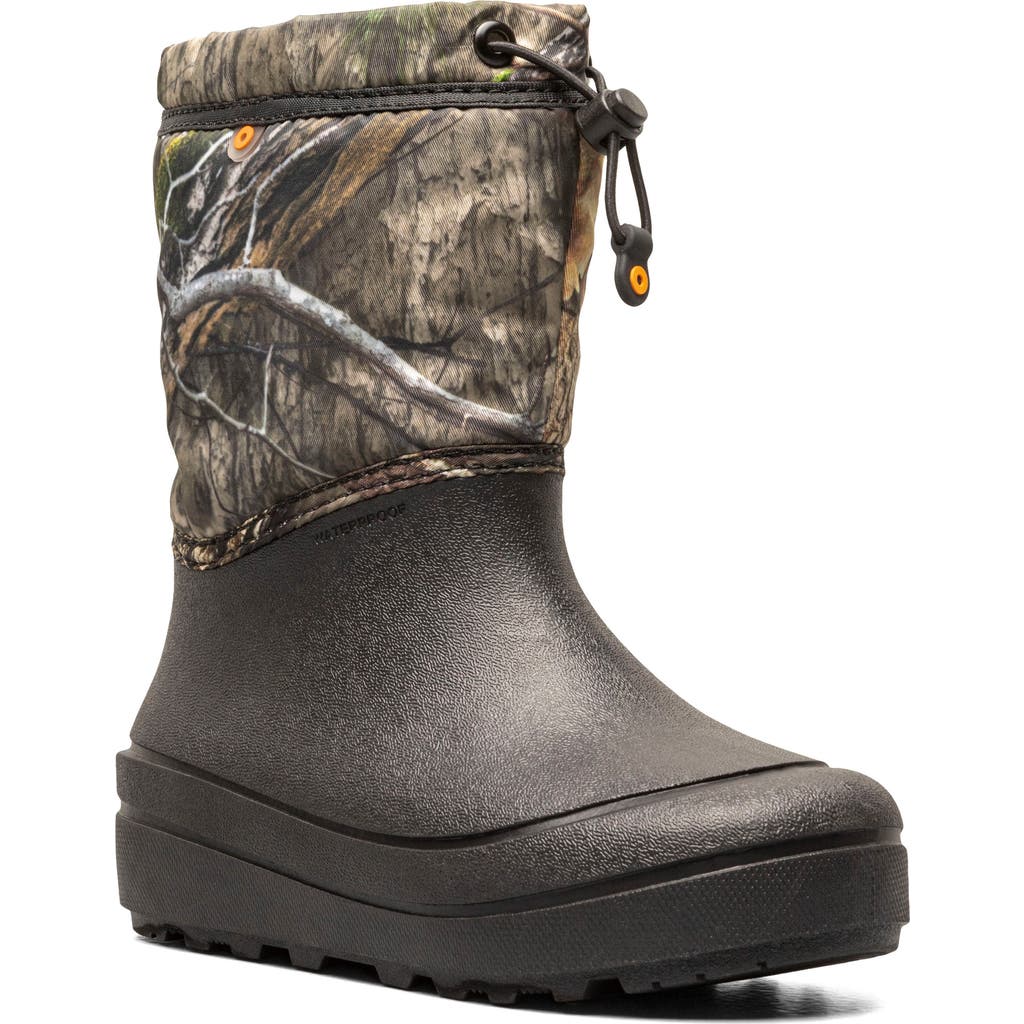 Bogs Kids' Snow Shell Waterproof Camo Boot In Multi