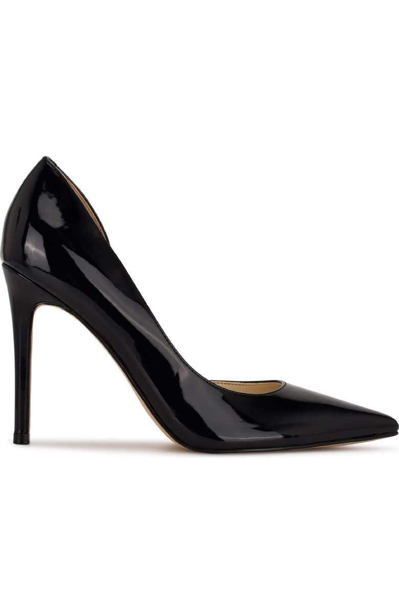 Nine West Folowe Half d'Orsay Pointed Toe Pump, Alternate, color, Black