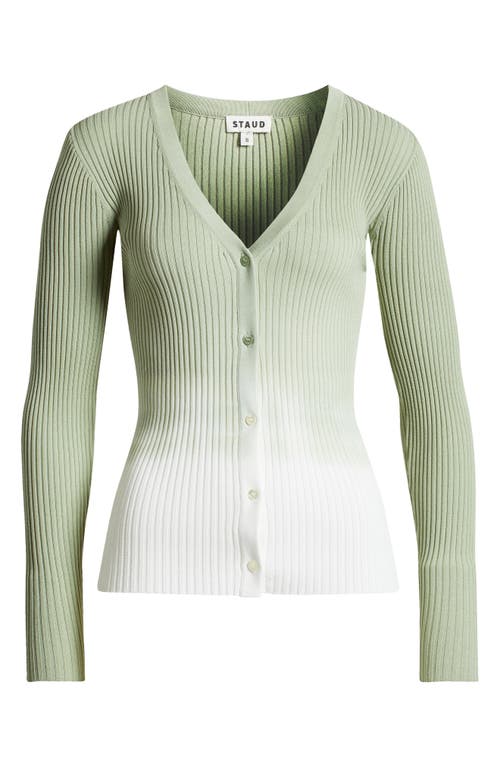 Staud Cargo Sweater In Jade Drift Tie Dye