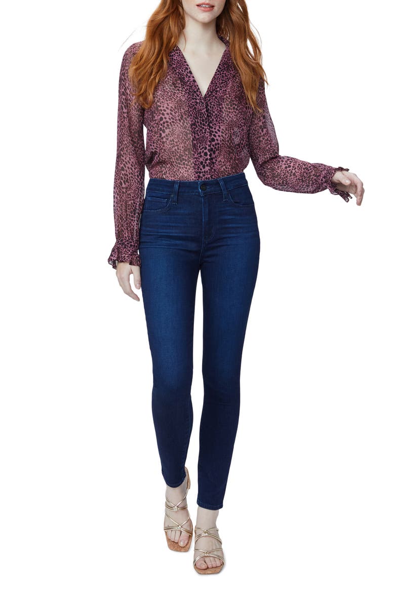 Hoxton High Waist Ankle Skinny Jeans, Alternate, color, NOVELLA