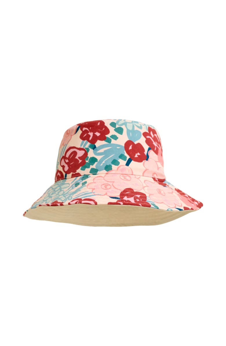 Lost Pattern "Garden Chic" Reversible Floral Bucket Hat, Main, color, Pink