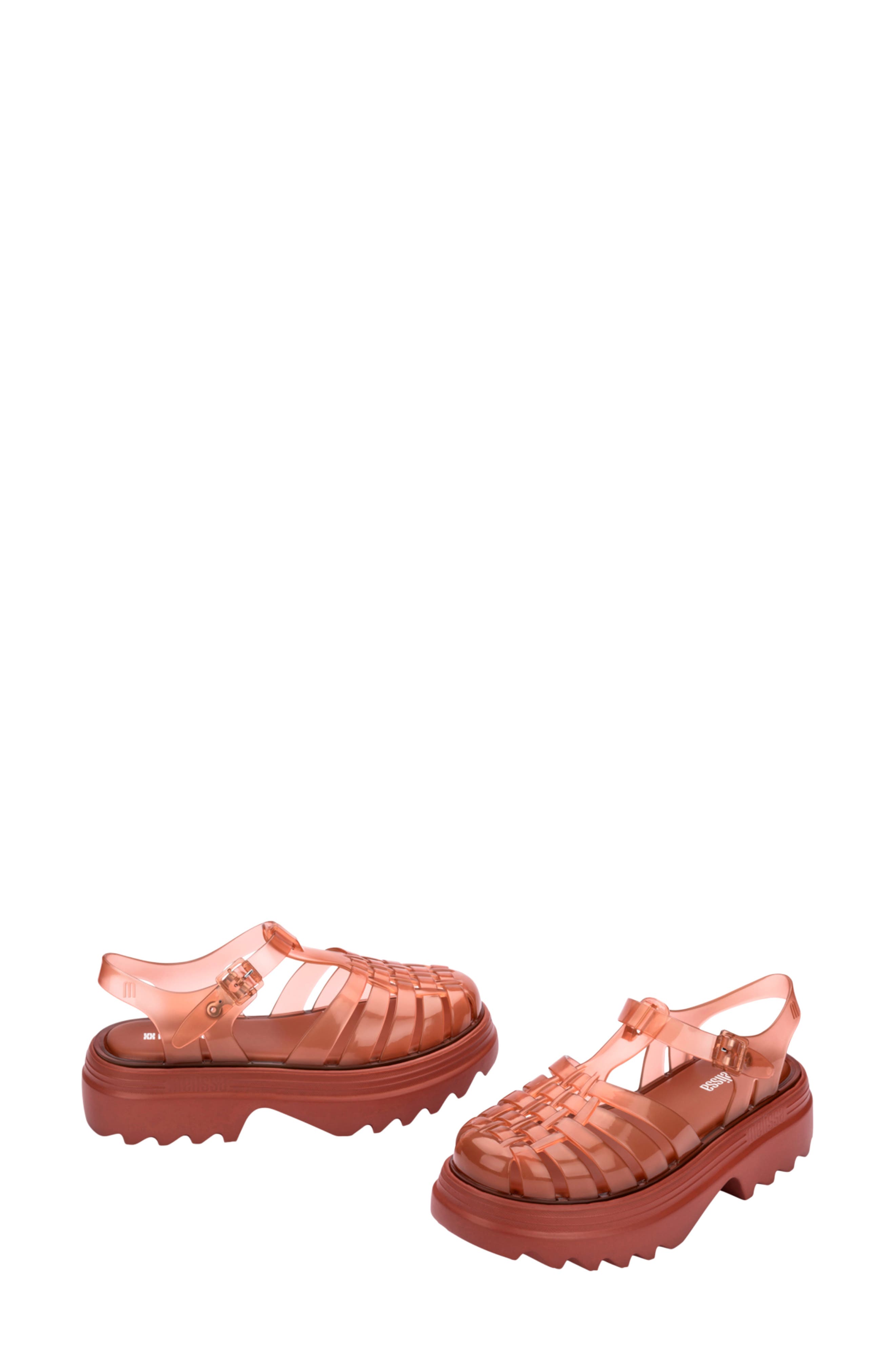 Possession Platform II Sandal, Alternate, color, TRANSPARENT BROWN