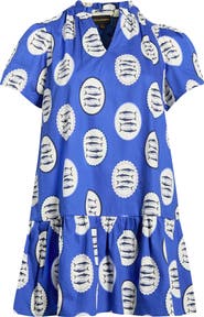 SUGARLIPS Sardine Sea Azari Cotton Shift Minidress