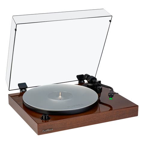 Vinyl Turntable Record Player Anti-Resonant Platter Acrylic Mat Preamp