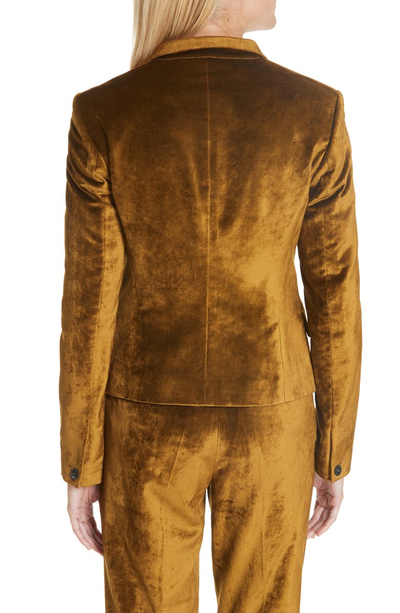 rag & bone Rei Velvet Blazer, Alternate, color,