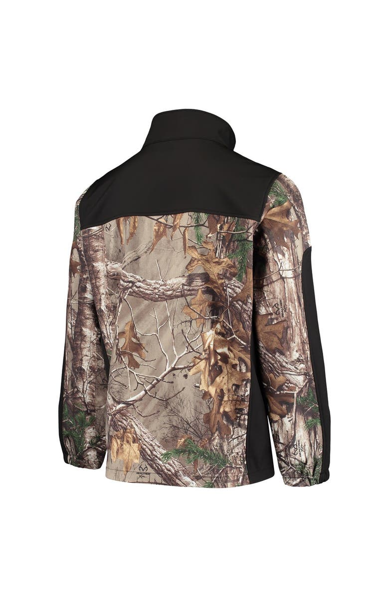 DUNBROOKE Men's Dunbrooke Realtree Camo/Black Jacksonville Jaguars Circle Hunter Softshell Full-Zip Jacket, Alternate, color, Realtree Camo