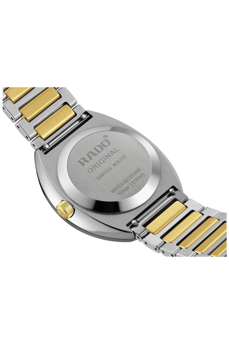 DiaStar Original Automatic Bracelet Watch, 38mm, Alternate, color, BRUSHED GOLD/ SILVER