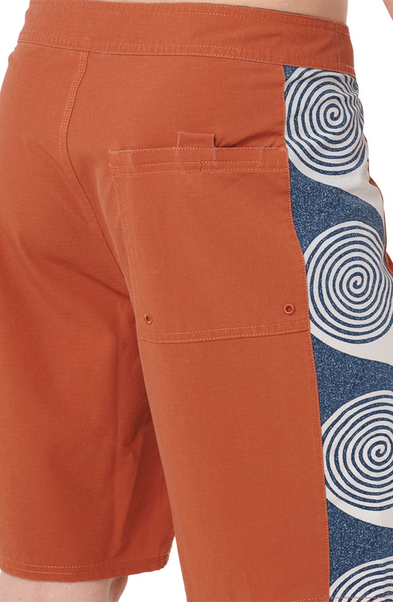 Rip Curl Mirage Sideways Board Shorts, Alternate, color, Baked Clay