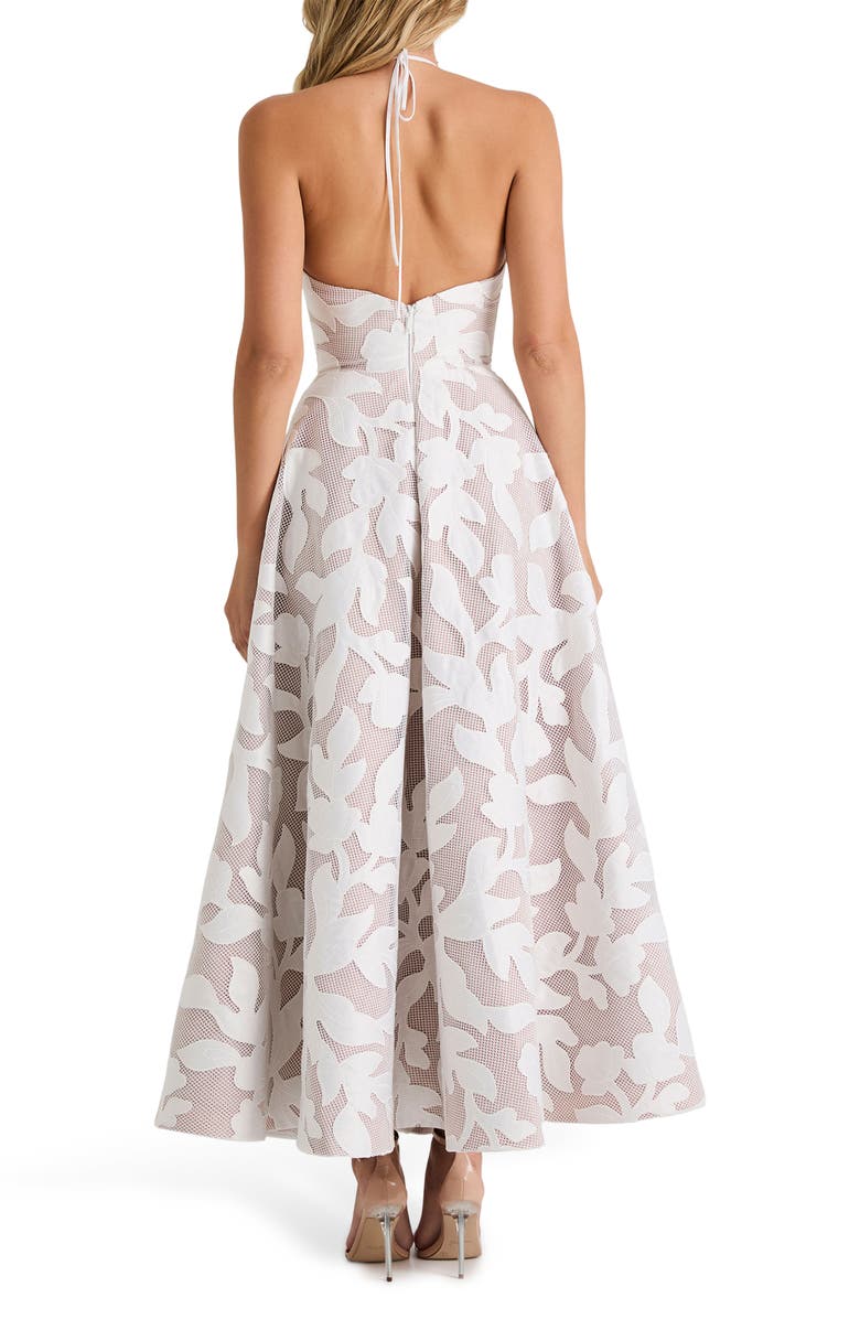 HELSI Alexandria Halter Fit & Flare Dress, Alternate, color, White