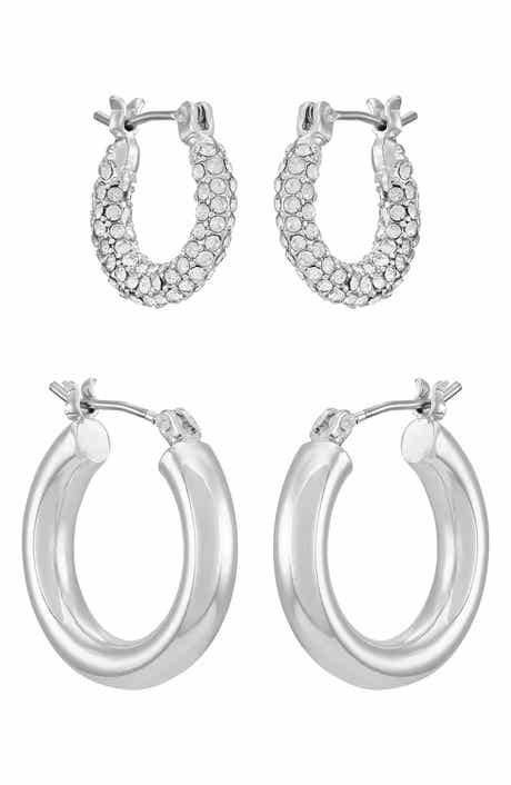 Vince Camuto Set of 2 Assorted Hoop Earrings