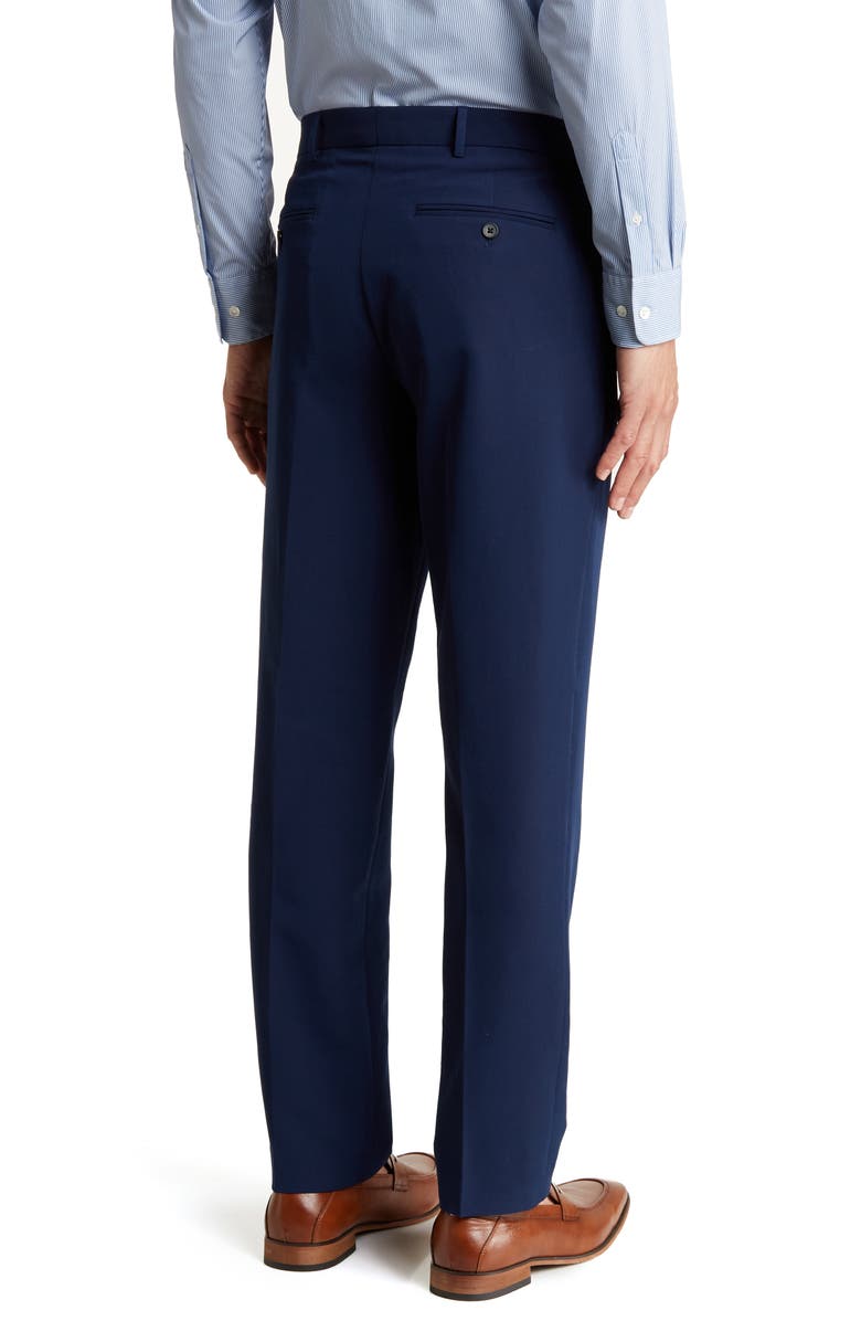 Nautica Solid Flat Front Suit Separates Trousers, Alternate, color, Blue