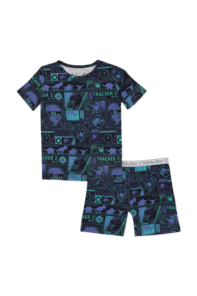 Jurassic Park Tracker Kids 2-Piece Short Sleeve & Shorts Pajama Set, Main, color, Jurassic Park: Tracker