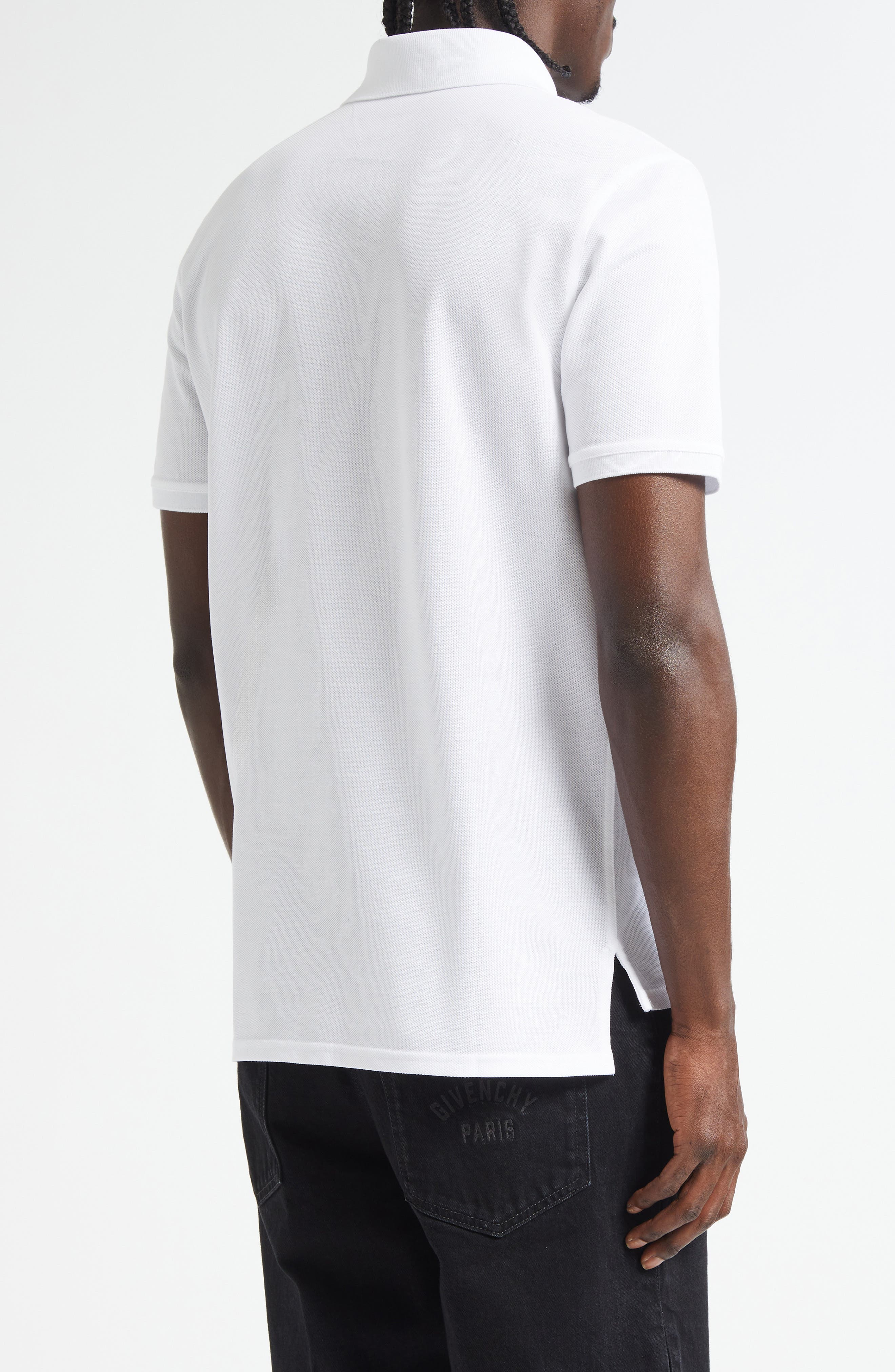 Logo Patch Regular Fit Cotton Pique Polo - image 4