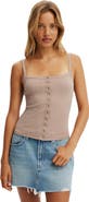 Cotton On Women's Henley Tank