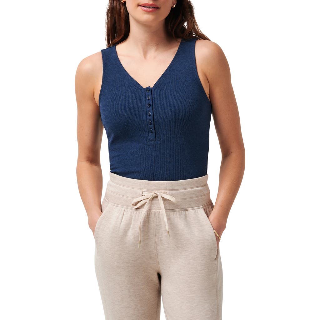 Travismathew Cloud Sunshine Rib Tank In Blue