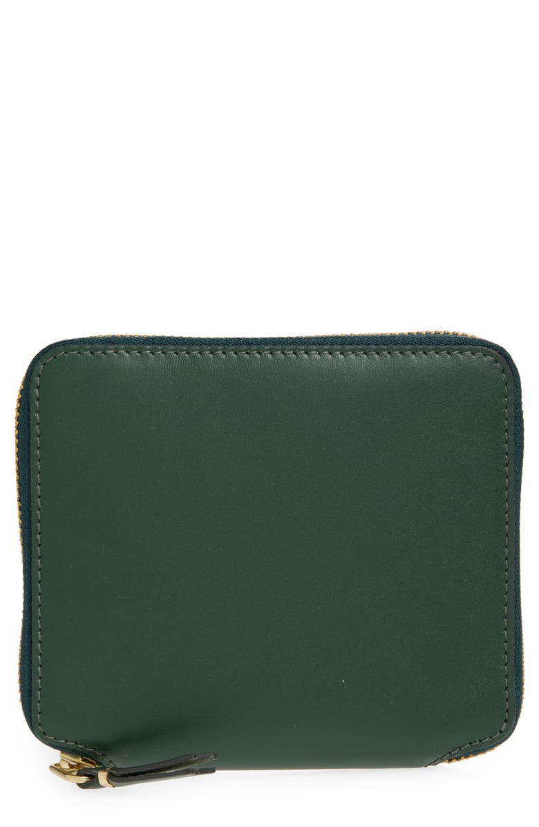 Comme des Garçons Wallets Classic Leather Wallet, Main, color, Bottle Green
