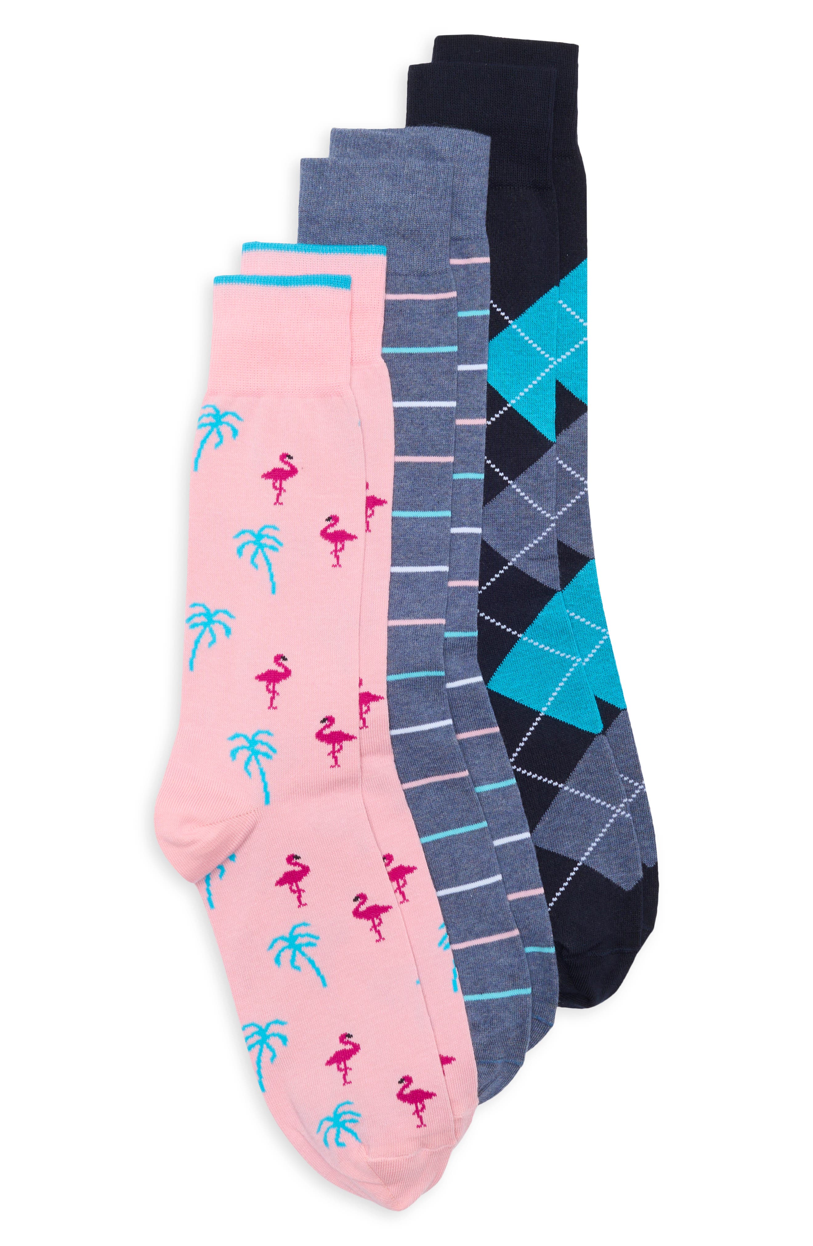 Assorted 3-Pack Dress Socks