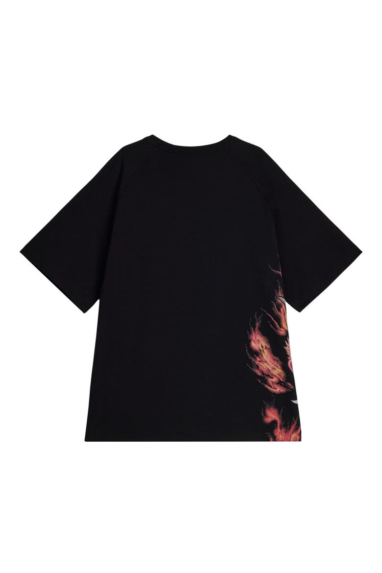 Loose Fit Cotton Graphic T-Shirt, Alternate, color, BLACK