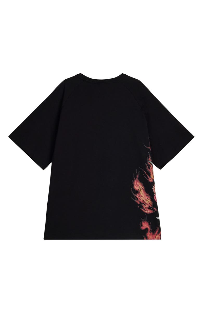 Y-3 Loose Fit Cotton Graphic T-Shirt, Alternate, color, Black