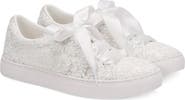 Kailee P Gia Crochet Lace Wedding Platform Sneakers