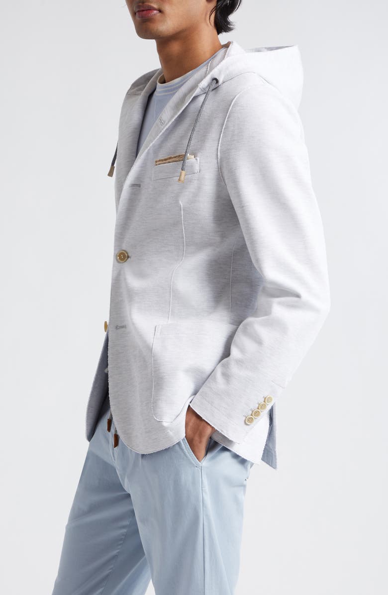 Eleventy Hooded Knit Jacket, Alternate, color, 