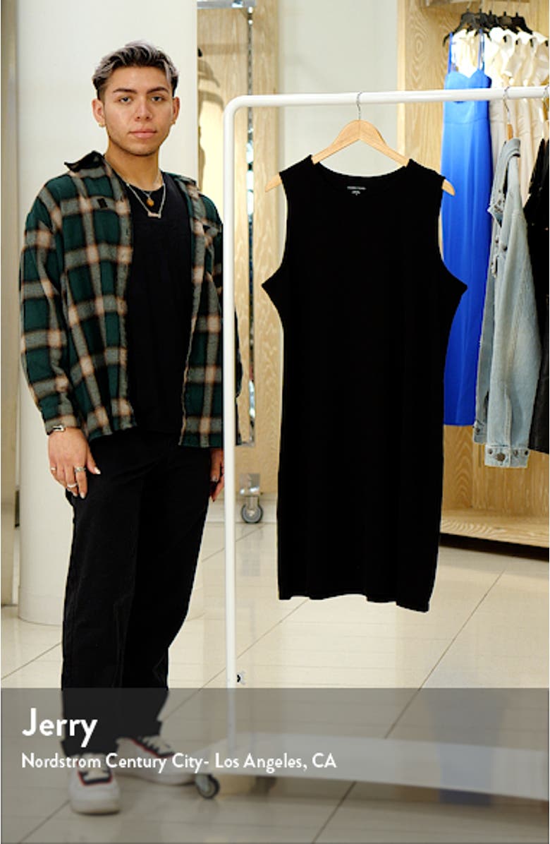 Organic Stretch Pima Cotton Tank Dress, sales video thumbnail