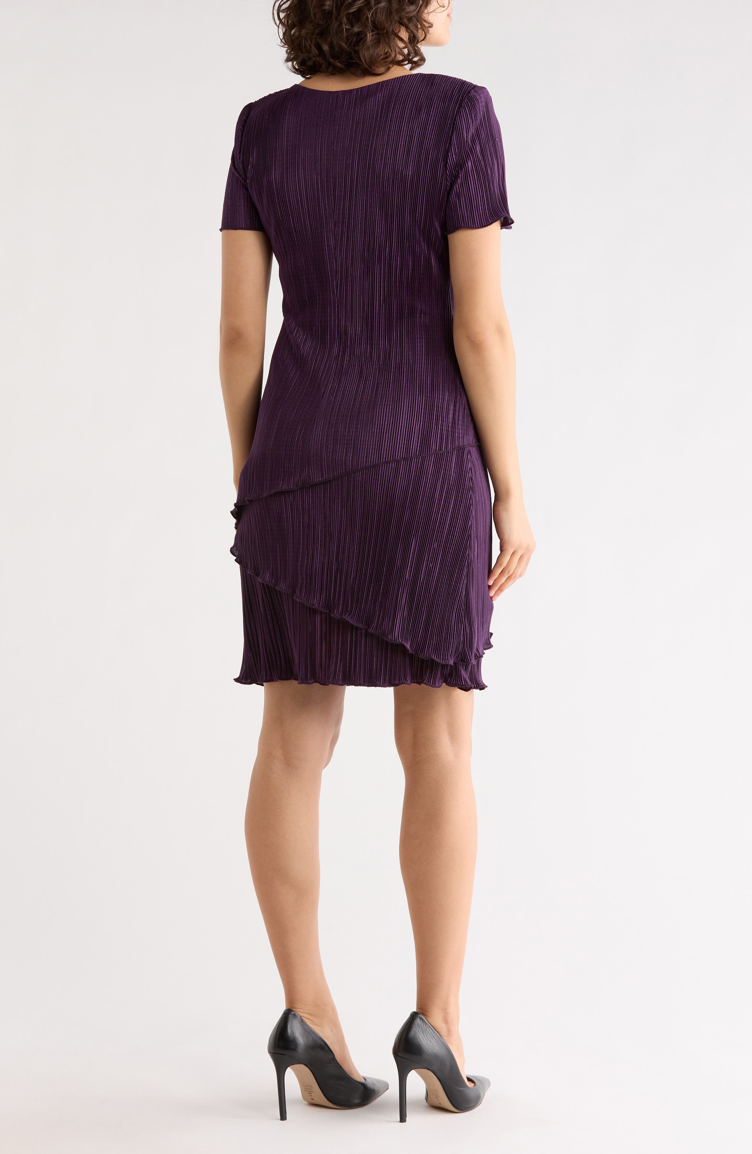 Plisse Tiered Dress - image 4