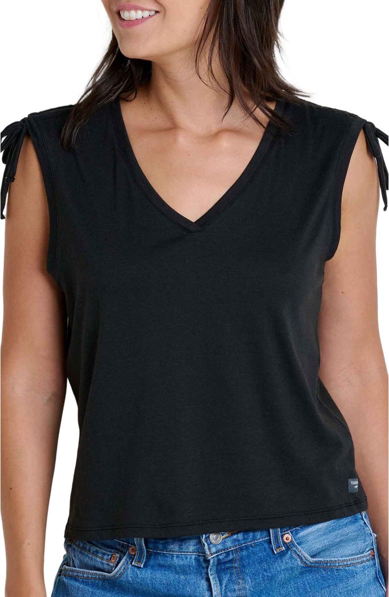 Toad & Co Anza Cinch Tank, Alternate, color, Black