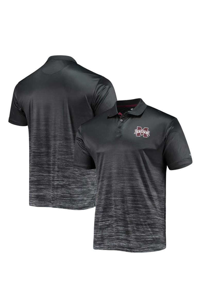 COLOSSEUM Men's Colosseum Black Mississippi State Bulldogs Marshall Polo, Alternate, color, 