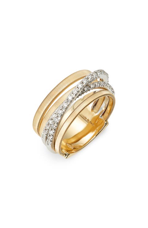 Goa Diamond Coil Ring