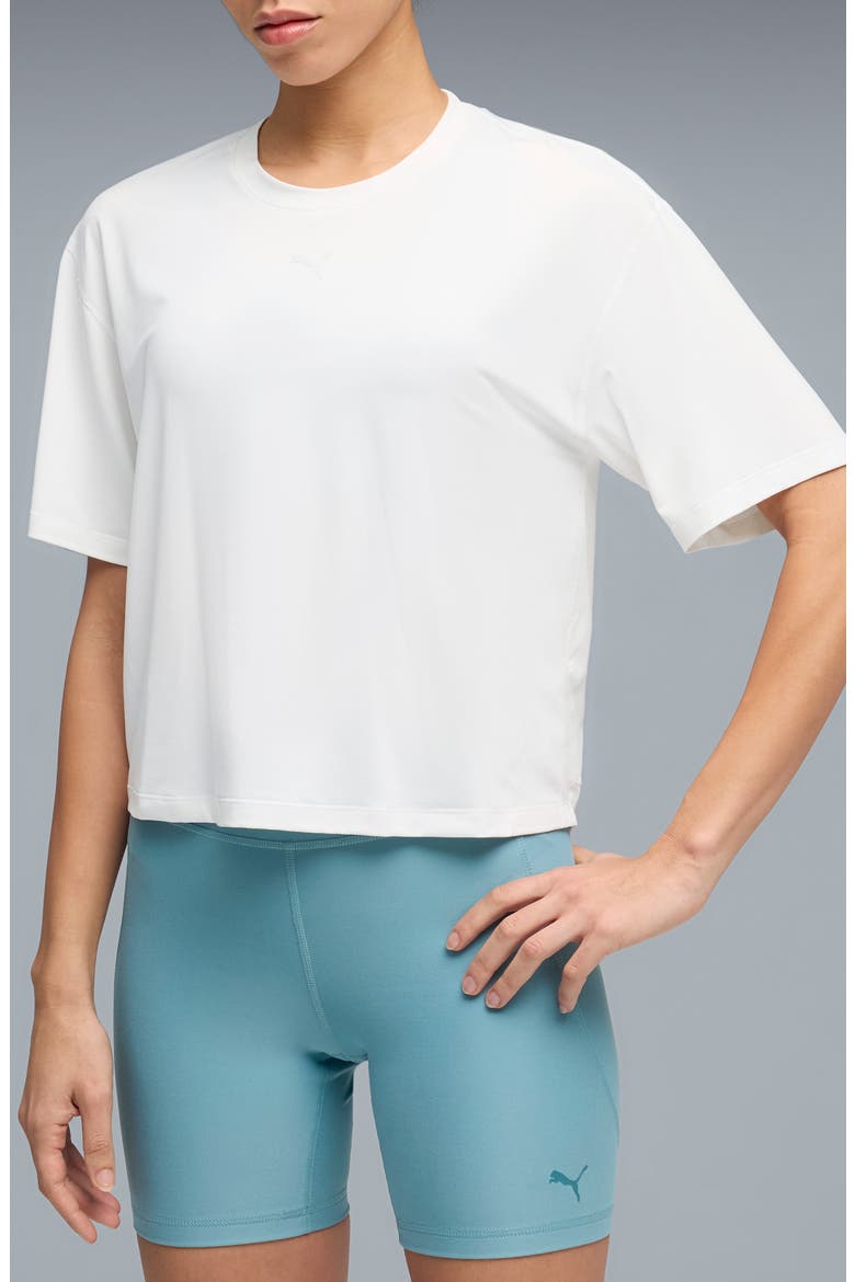 CLOUDSPUN Relaxed T-Shirt, Main, color, PUMA WHITE