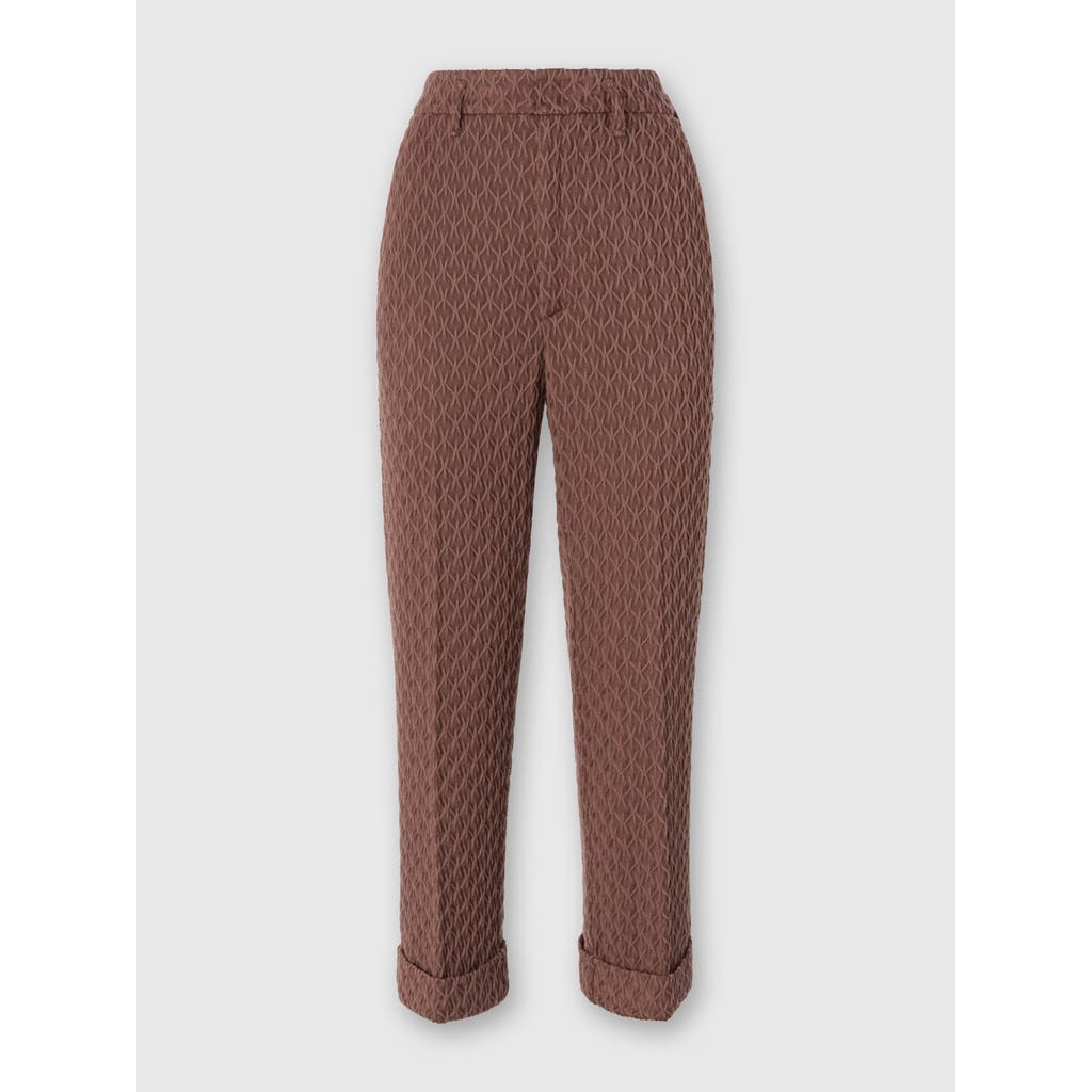 Missoni Tapered Pants In Embroidered Lace In Brown