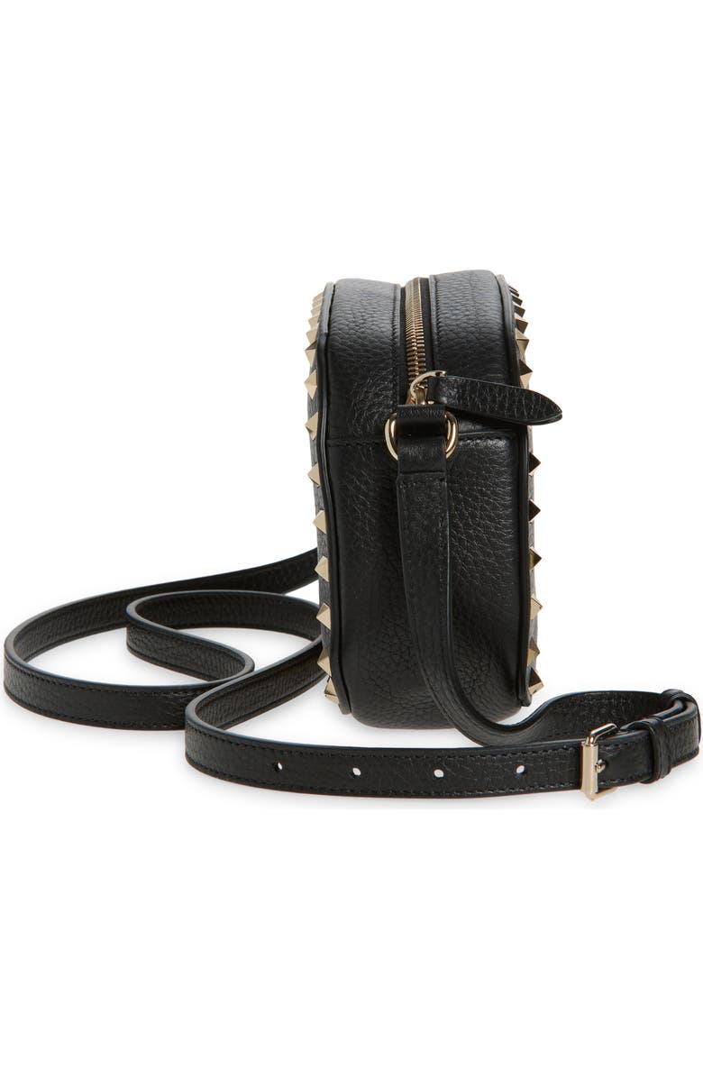 Valentino Garavani Rockstud Crossbody Camera Bag, Alternate, color, Nero