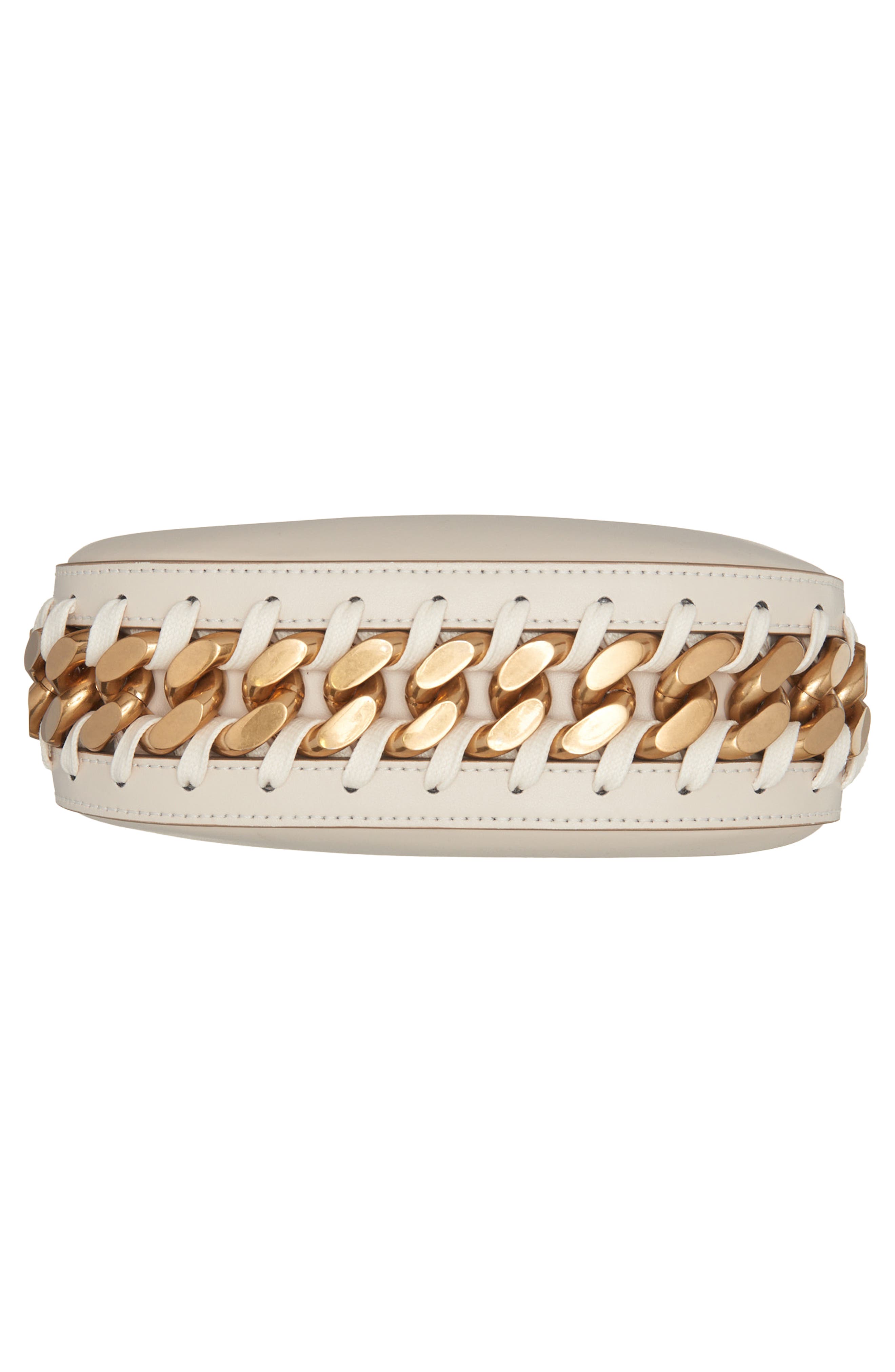 Stella McCartney Frayme Faux Leather Hobo Bag, Alternate, color, 