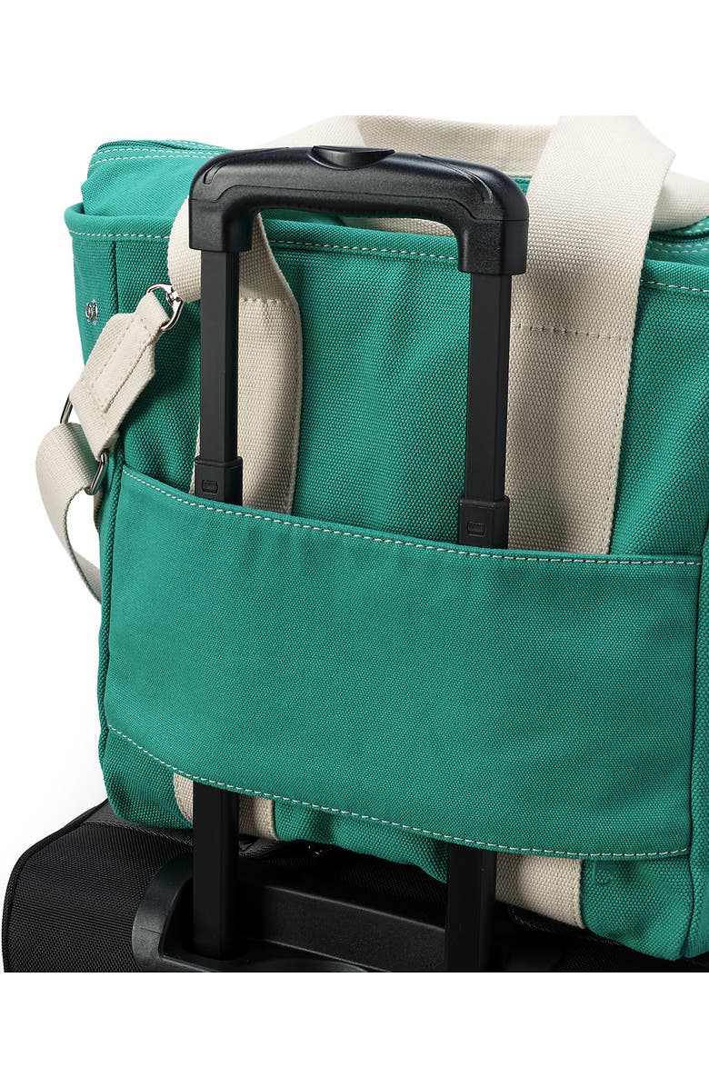 Lands' End Canvas Multiway Pocket Tote, Alternate, color, Sea Agate